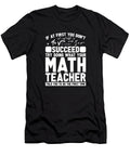 Math Teacher Sarcastic Education School Educator Math Tutor Crazy Squirrel T-Shirt