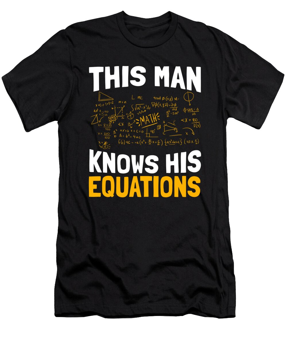 Math Teacher Student Mathematics Mathemetician Crazy Squirrel T-Shirt