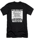 Math Teacher Work Educator School Education Math Tutor Crazy Squirrel T-Shirt