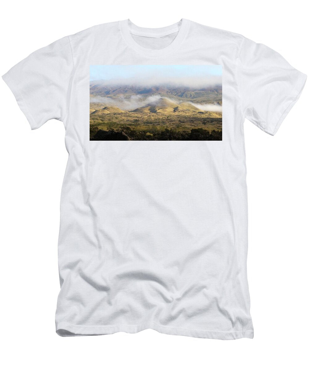 Mauna Kea Mist Cat Pancake T-Shirt