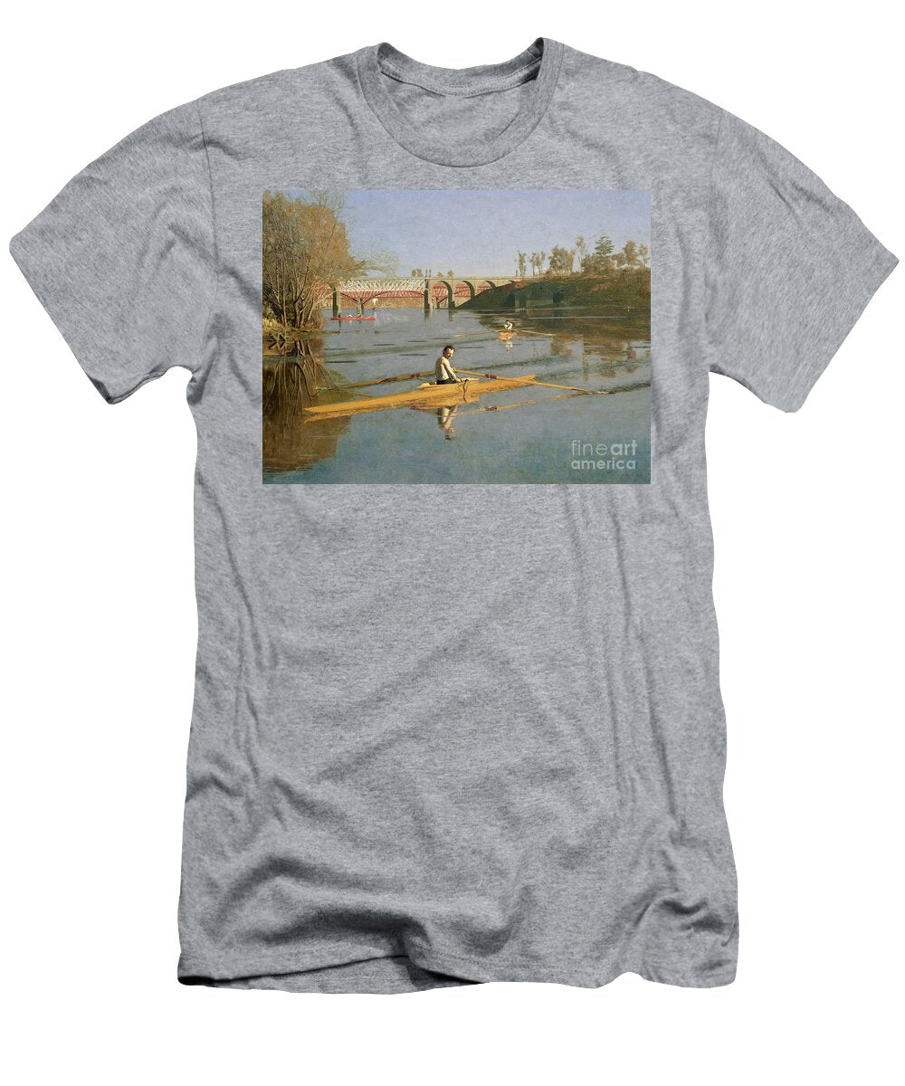 Max Schmitt in a Single Scull Thomas Cowperthwait Eakins T-Shirt