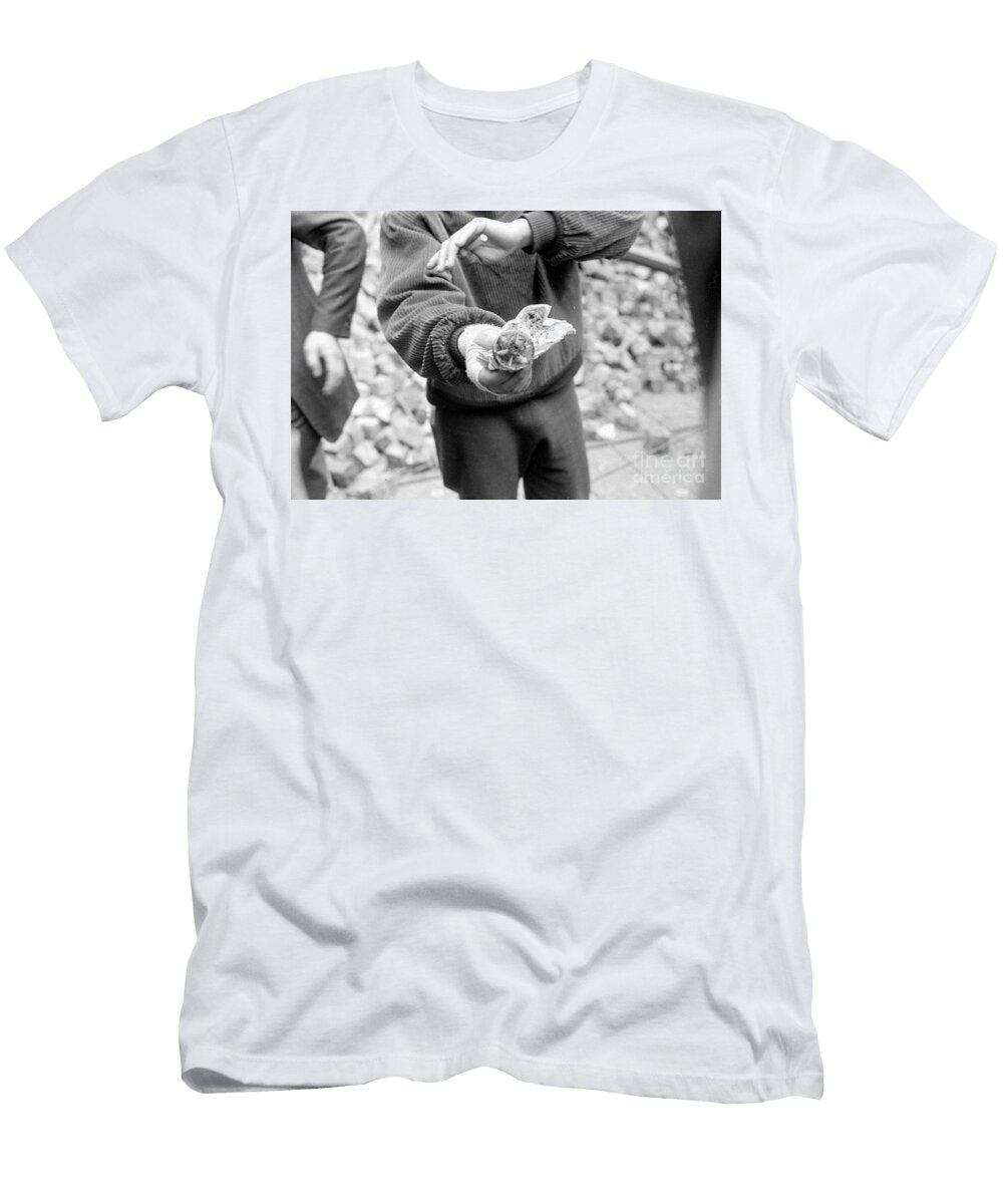 May 1968 a Demonstrator Showing a Molotov Cocktail T-Shirt