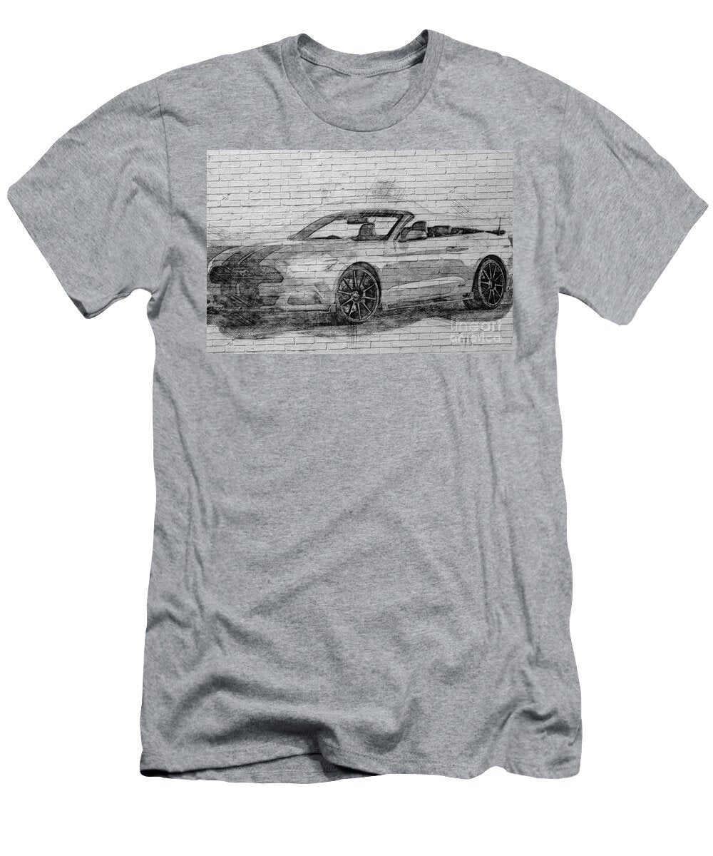 Mc1254 Hennessey Mustang Gt Convertible Hpe750 Supercharged Sport Car Racing 2015 Lisa Von T-Shirt