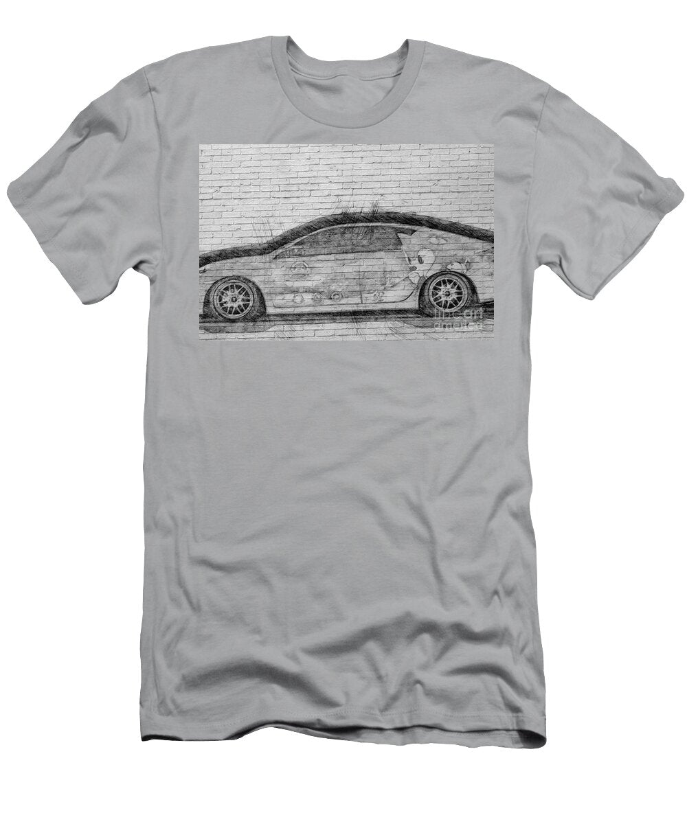 Mc1267 Honda Sonic Civic Sedan Lisa Von T-Shirt