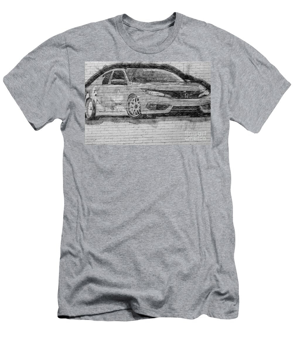 Mc1268 Honda Sonic Civic Sedan Lisa Von T-Shirt