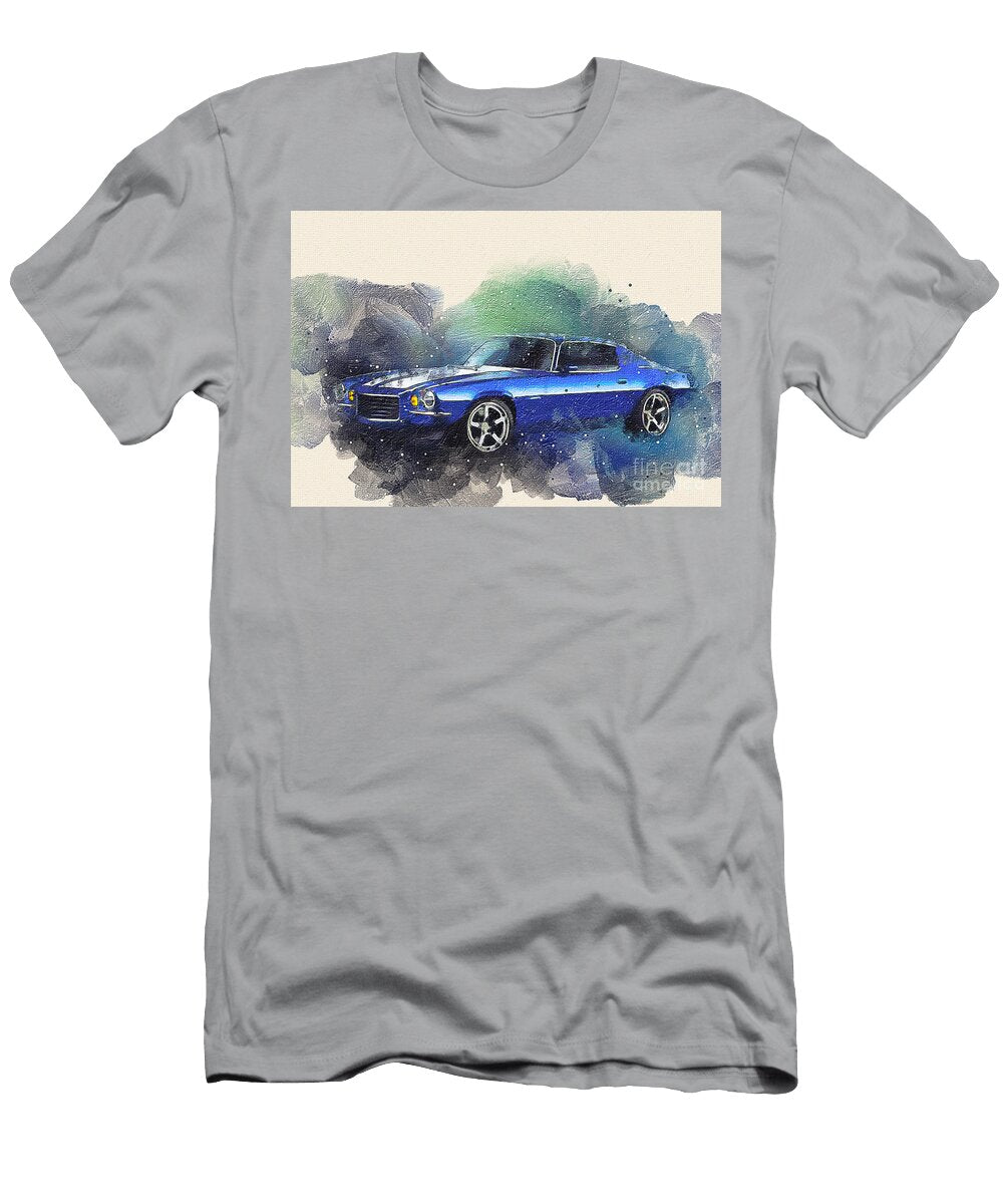 Mc3089 2015 Chevrolet 1970 Camaro Rs Supercharged Lt4 Concept Lisa Von T-Shirt