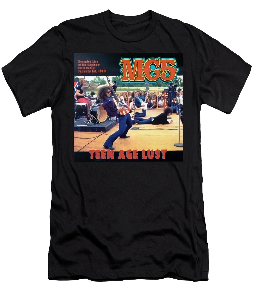 Mc5 Teen Age Lust Album Cover 1996 Robert Banach T-Shirt