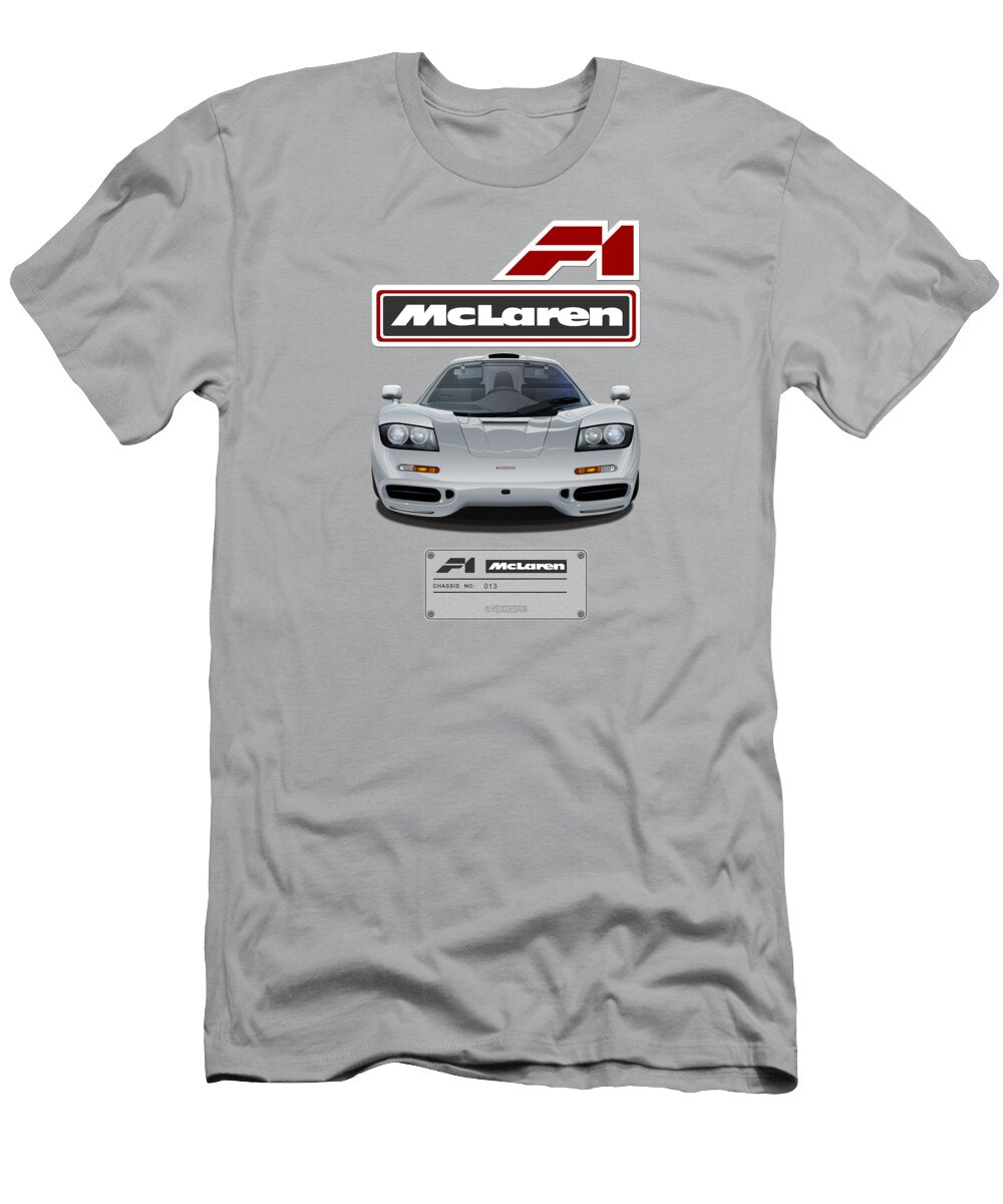Mclaren F1 013 Magnesium Silver Michael Mccord T-Shirt