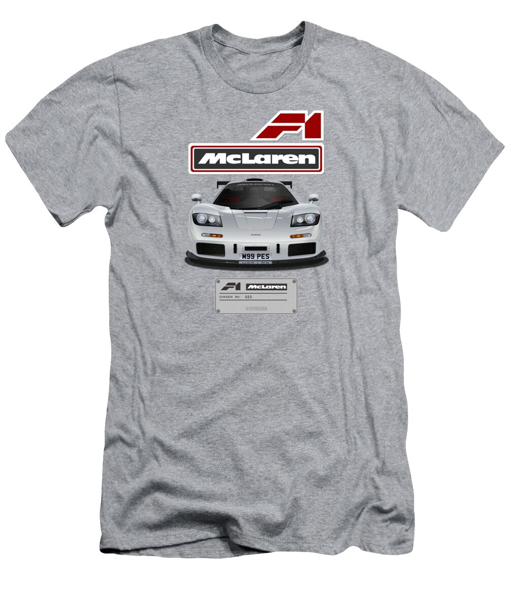 Mclaren F1 023 Bright Silver Michael Mccord T-Shirt