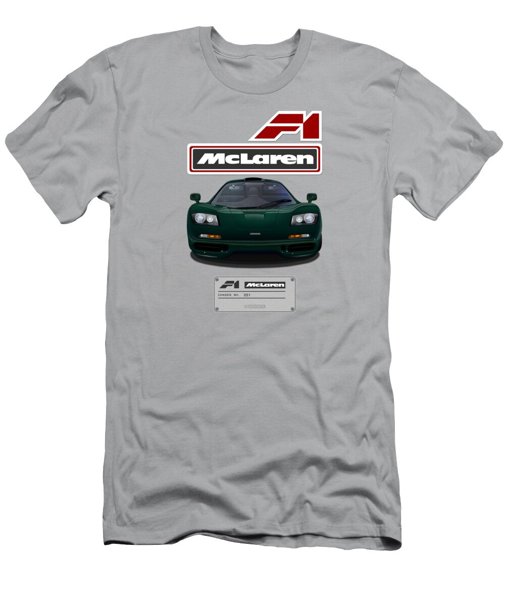 Mclaren F1 051 Metallic Green Michael Mccord T-Shirt
