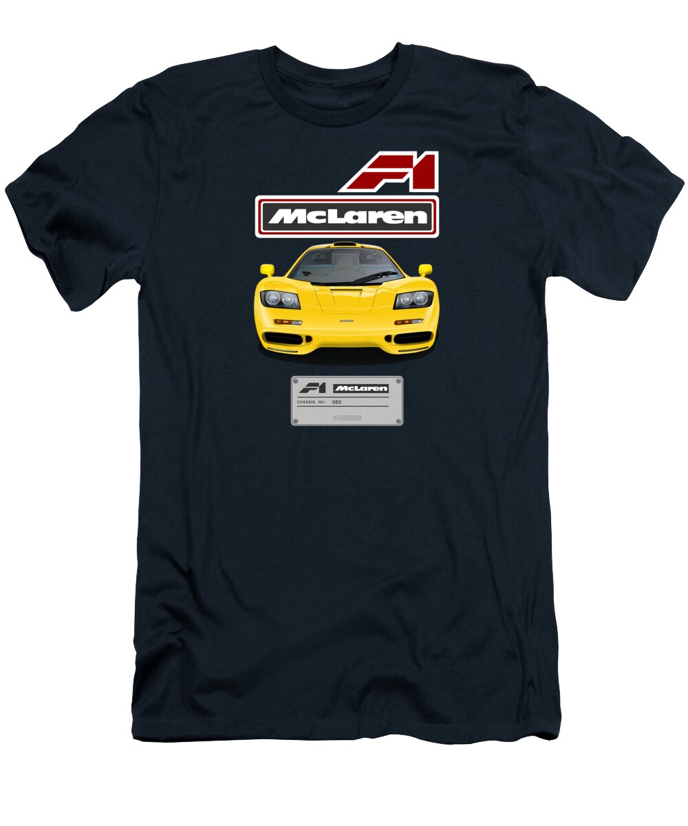 Mclaren F1 060 Dandelion Yellow Michael Mccord T-Shirt