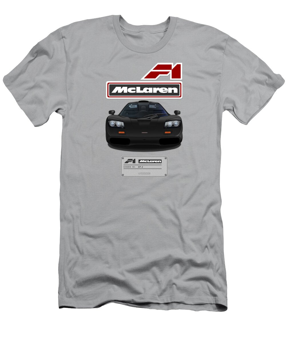 Mclaren F1 Xp2 1993 Bare Carbon Michael Mccord T-Shirt