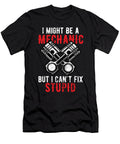 Mechanic Cant Fix Stupid Things Wrench Tool Birthday Gift Haselshirt T-Shirt