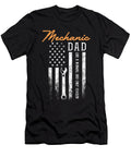Mechanic Dad Like a Normal Dad Only Cooler USA Flag Dhbubble T-Shirt