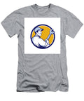 Mechanic Holding Monkey Wrench Circle Retro Aloysius Patrimonio T-Shirt
