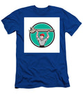 Mechanic Lifting Wrench Circle Cartoon Aloysius Patrimonio T-Shirt