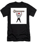 Mechanic Lifting Wrench Isolated Cartoon Aloysius Patrimonio T-Shirt