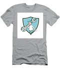 Mechanic Monkey Wrench Walking Crest Cartoon Aloysius Patrimonio T-Shirt