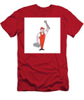 Mechanic Raising Wrench Holding Toolbox Cartoon Aloysius Patrimonio T-Shirt