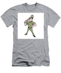 Mechanic Wielding Spanner Cartoon Aloysius Patrimonio T-Shirt