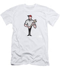 Mechanic Worker Standing Carrying Spanner Cartoon Aloysius Patrimonio T-Shirt