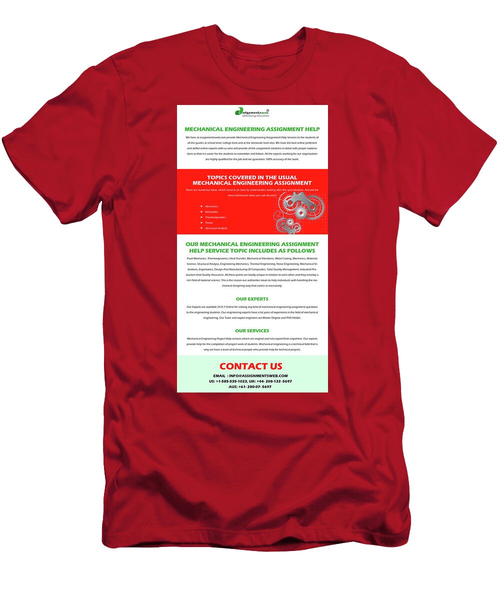 Mechanical Engineering Assignment Help Assignments Web T-Shirt