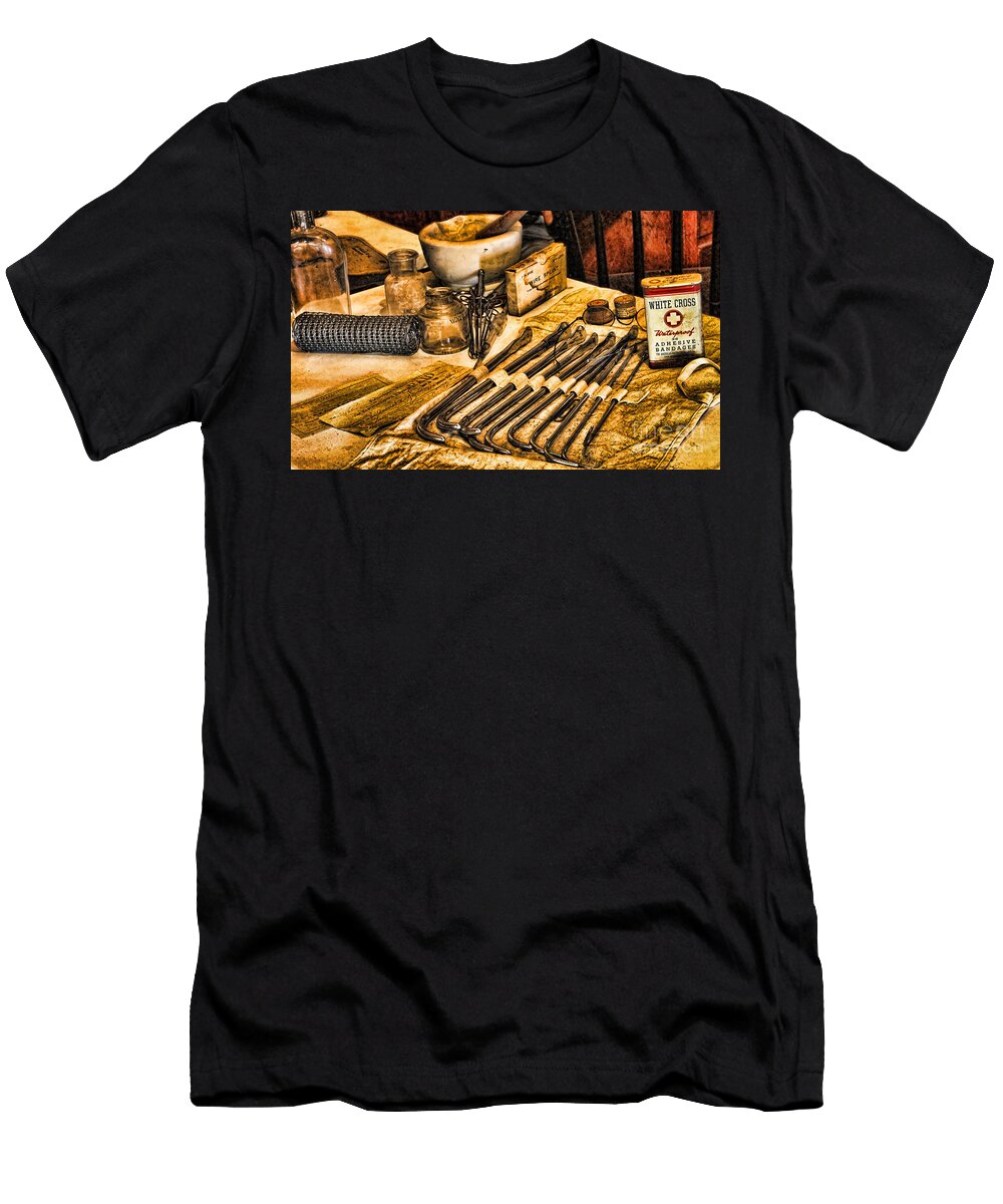 Medical Suture Kit and Wire Splint Surgeon Lee Dos Santos T-Shirt
