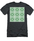 Mediterranean Pattern 1 Tile Pattern Designs Geometric Green Ceramic Tile Surface Pattern Studio Grafiikka T-Shirt