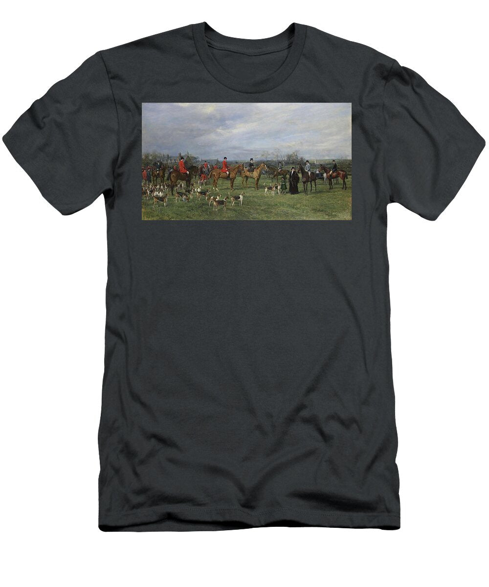 Meet of the Quorn Hounds At Kirby Gate November 7 Heywood Hardy T-Shirt