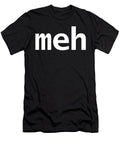 Meh Minimalypography Whiteet Retro Gift Funny King David T-Shirt
