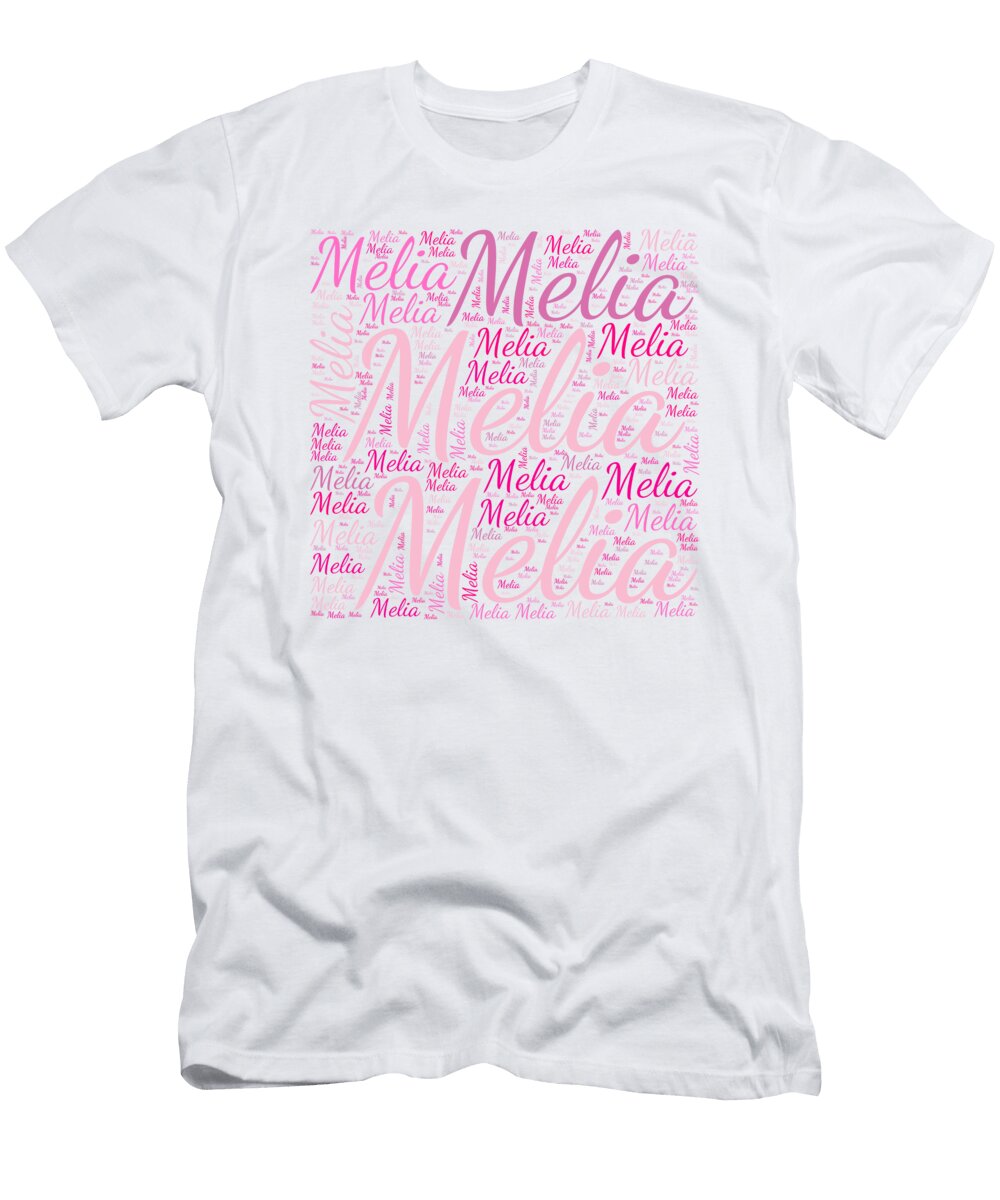 Melia Names Without Frontiers Vidddie Publyshd T-Shirt