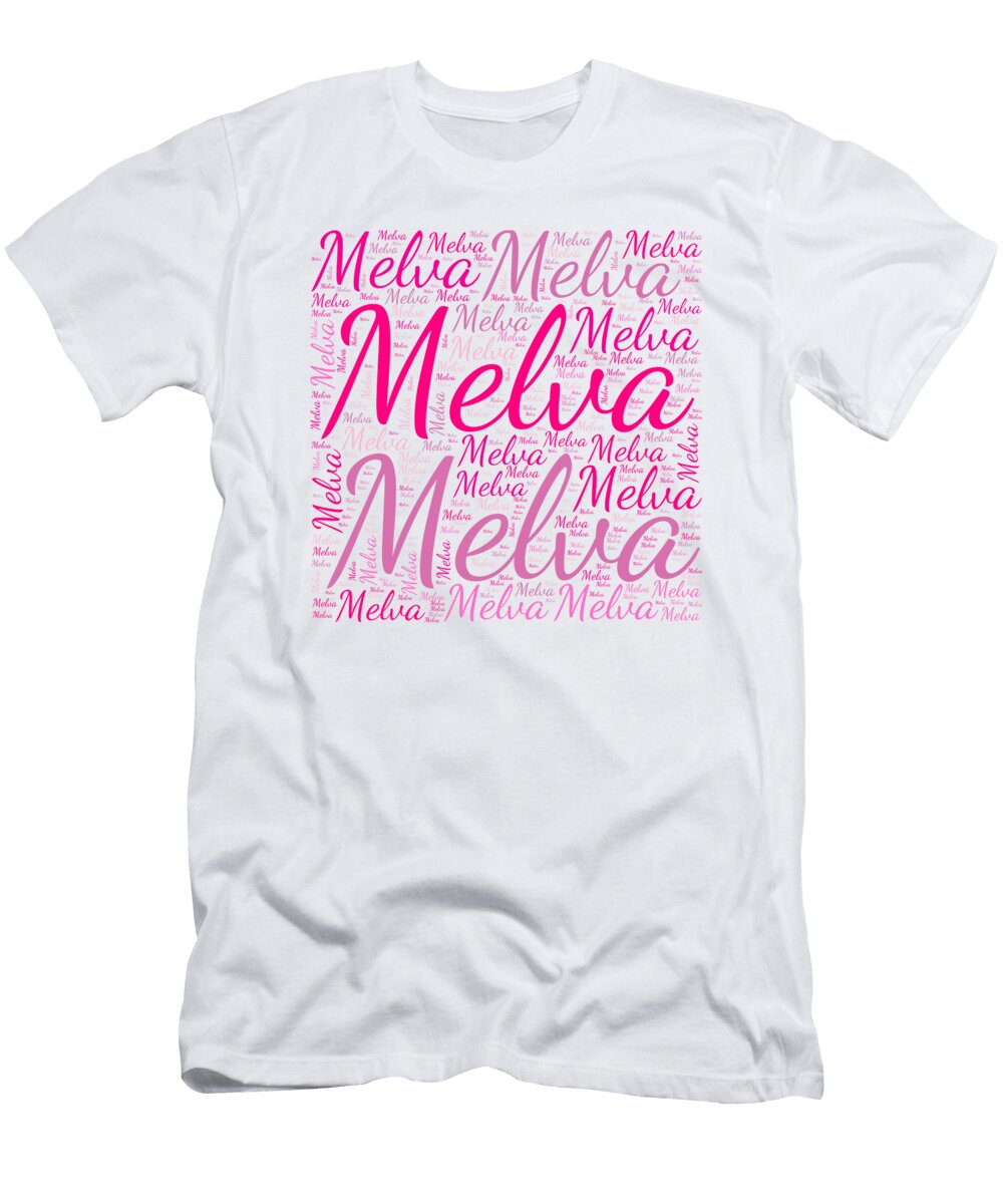 Melva Names Without Frontiers Vidddie Publyshd T-Shirt