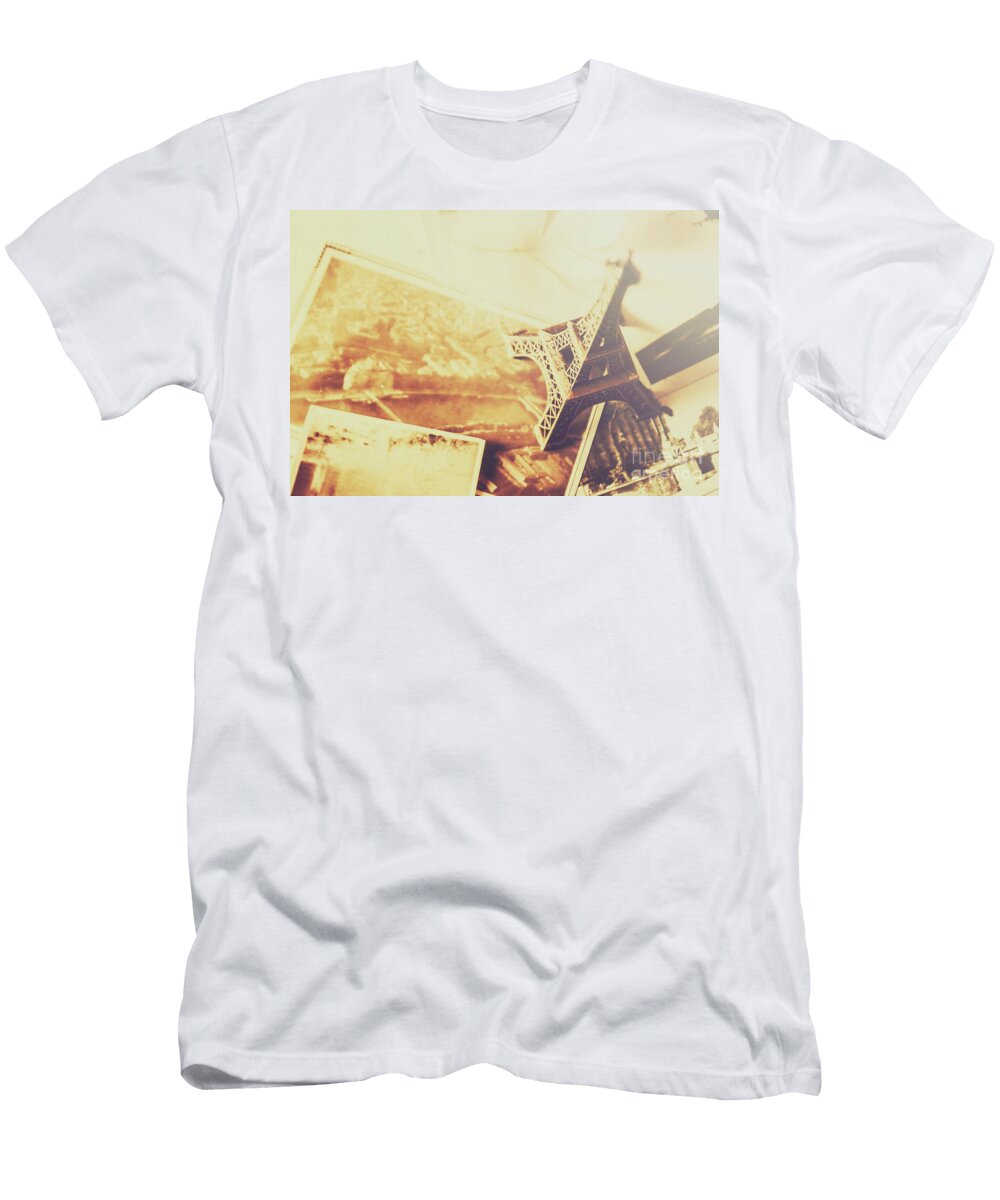 Memories and Mementoes of Travelling France Jorgo Photography Wall Art Gallery T-Shirt
