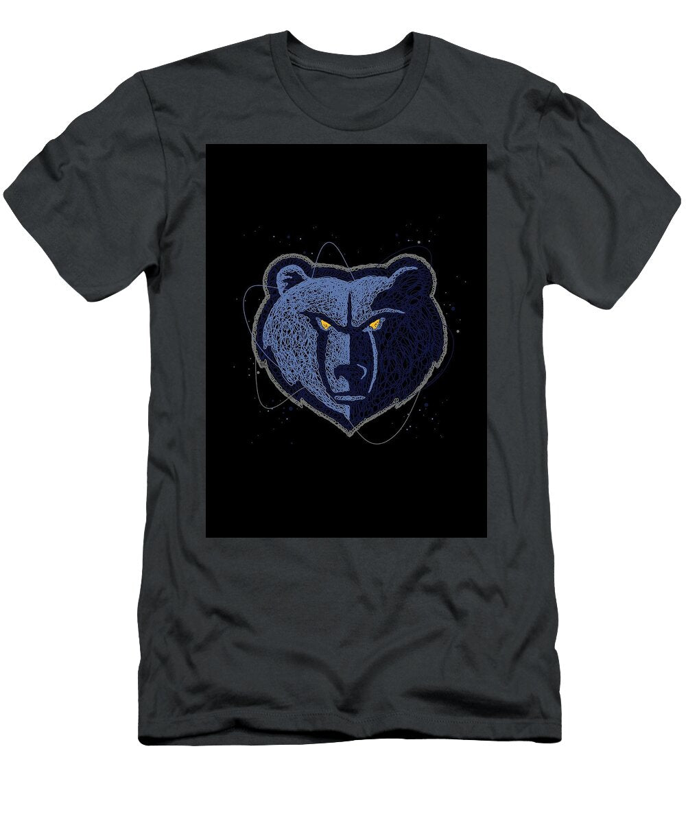 Memphis Grizzlies Basketball NBA Logo Symbol Erwin Saputra T-Shirt