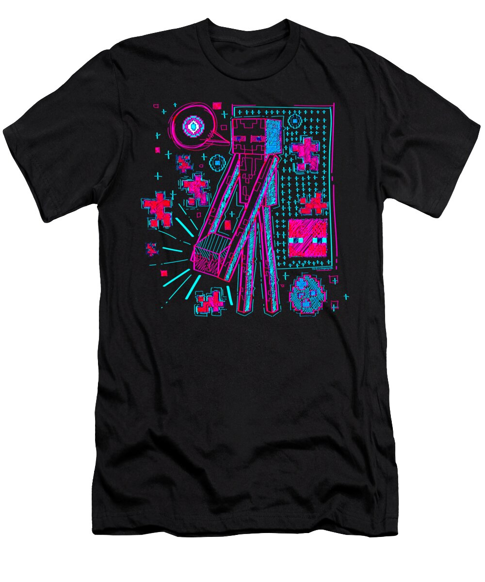 Men Women Video Games Minecraft for Kids Funny Men Fan Anime Chipi T-Shirt