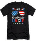 Mens All American Uncle USA Flag Matching Family Tinh Tran Le Thanh T-Shirt