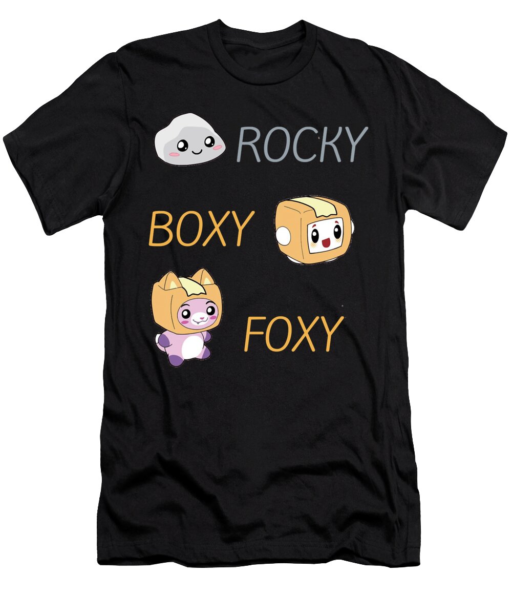 Mens Funny Cartoon Lankybox Toys Gifts for Music Fans My Dress Up Darling Shop T-Shirt