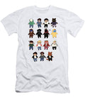 Mens Funny Video Games Minecraft for Kids Gifts Music Fans Anime Chipi T-Shirt