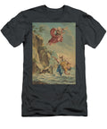 Mentor Gooit Telemachus Van Een Rots En Springt Hem Achterna Art Rienk Keyert Dutch T-Shirt