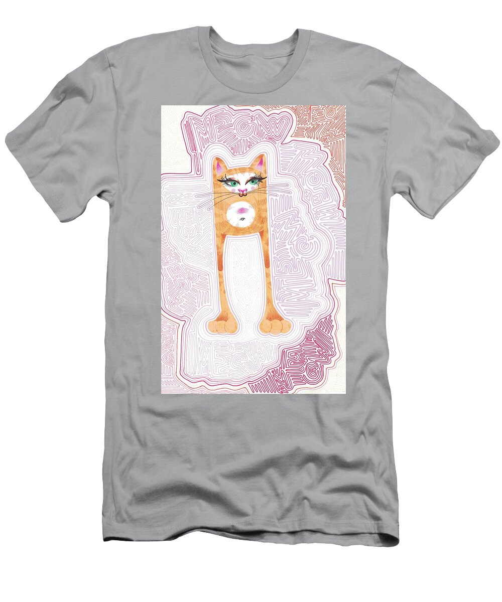 Meow Meow Hotdog Princess Miranda Brouwer T-Shirt