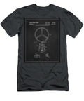 Mercedes Benz Star Hood Ornament Patent Drawing Dale Kincaid T-Shirt