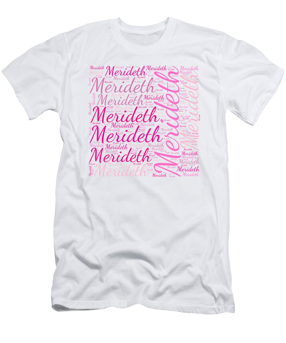 Merideth Names Without Frontiers Vidddie Publyshd T-Shirt