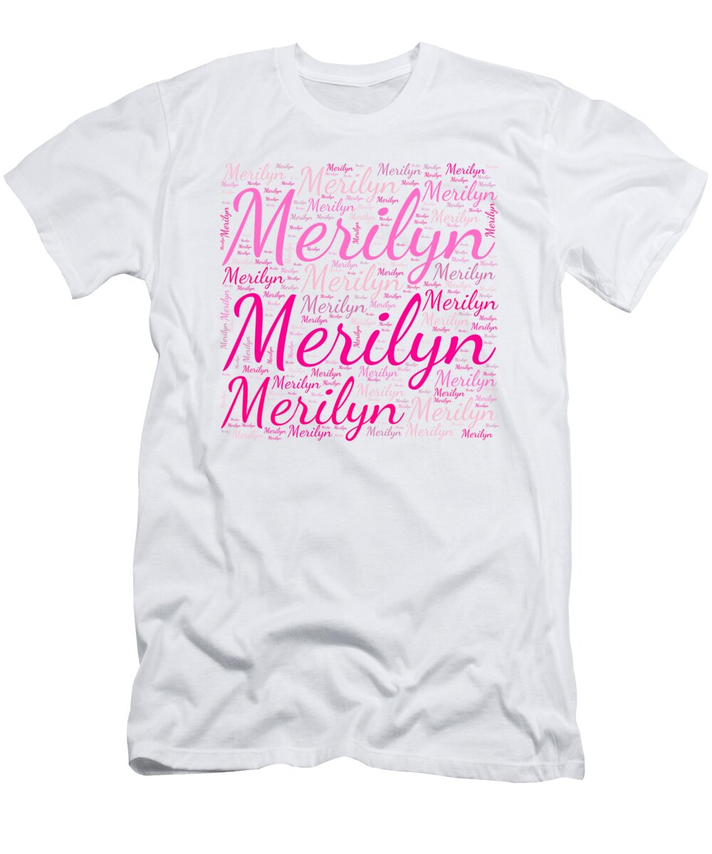 Merilyn Names Without Frontiers Vidddie Publyshd T-Shirt