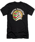 Merry Bookmas Bookworm Christmas Tree Book Lover Costume Maximus Designs T-Shirt