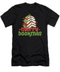Merry Bookmas Bookworm Christmas Tree Introvert Xmas Costume Maximus Designs T-Shirt