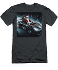 Merry Mach 5 Santas Supercharged Sleighing Spectacle Daniel Dudgeon T-Shirt