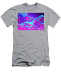 Metallic Holographic Background 80s Futurism 2019 Synthwave 1980 Colored 80s Background Style Retro Abstract Webpunk Style Modern Abstract Retrowave Blue Vaporwave Blu Holographic Bright Foil 90s N Akkash T-Shirt