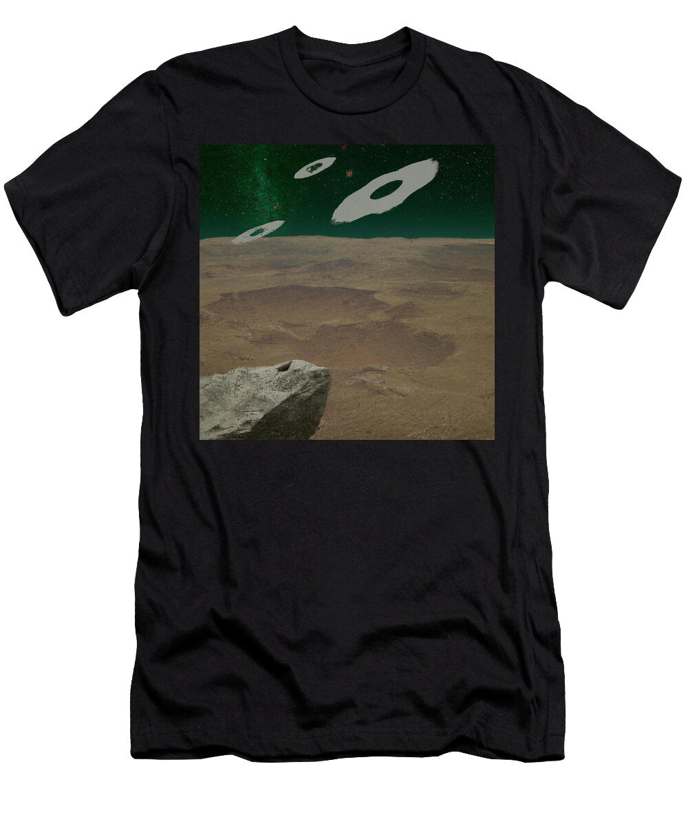 Meteoroids Synthwave Crater Localhost Ai T-Shirt