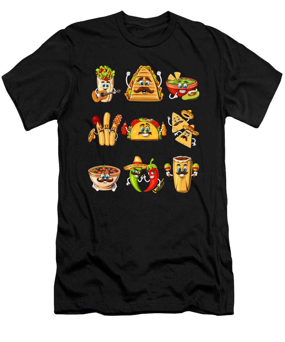 Mexican Food Nikolay Todorov T-Shirt