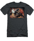 Mexican Gamecocks Rooster Oil on Velvet By Jorge Torrones Jorge Terrones T-Shirt